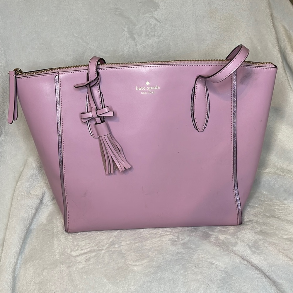 Pink Kate Spade tote purse